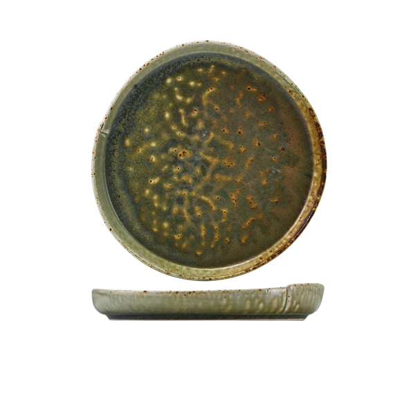 Kozo Porcelain Midori Coupe Plate 22.8cm (Pack of 6)