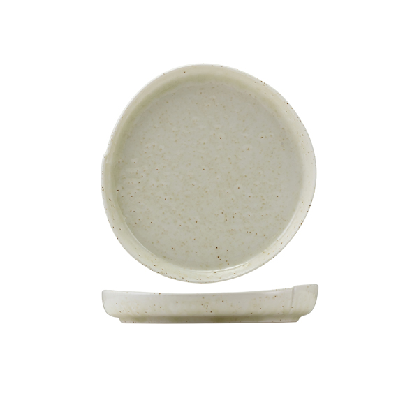 [BC-NCP-KSH19] Kozo Porcelain Shiro Coupe Plate 19cm (Pack of 6)