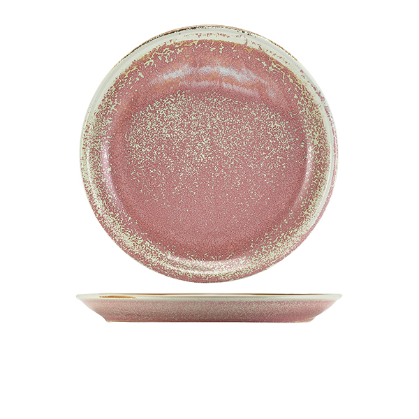 [BC-NCP-PRS27] Terra Porcelain Rose Coupe Plate 27.5cm (Pack of 6)