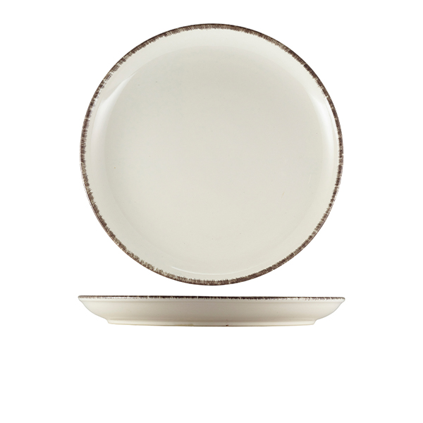 [BC-NCP-SG27] Sereno Stoneware Grey Coupe Plate 27.5cm (Pack of 6)