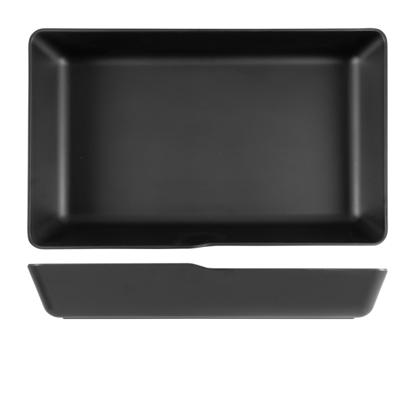 [BC-NCP110102] Black Copenhagen Melamine GN 1/1 Deep Dish 53 x 32.5 x 8cm