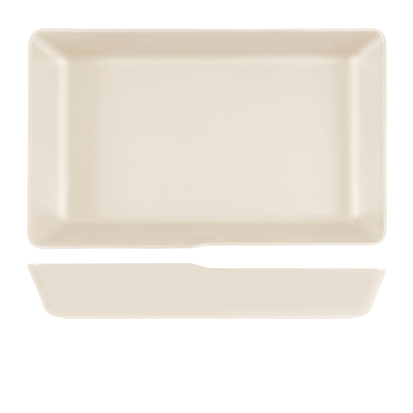 [BC-NCP110145] White Copenhagen Melamine GN 1/1 Deep Dish 53 x 32.5 x 8cm