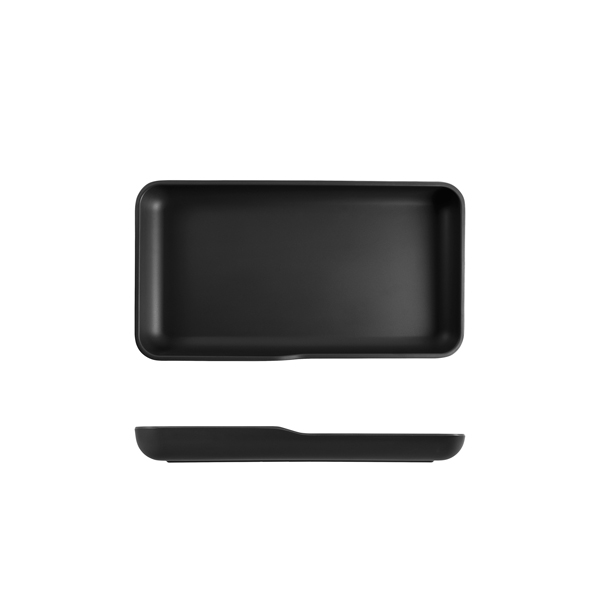 [BC-NCP130302] Black Copenhagen Melamine GN 1/3 Platter 32.5 x 17.6 x 3.5cm