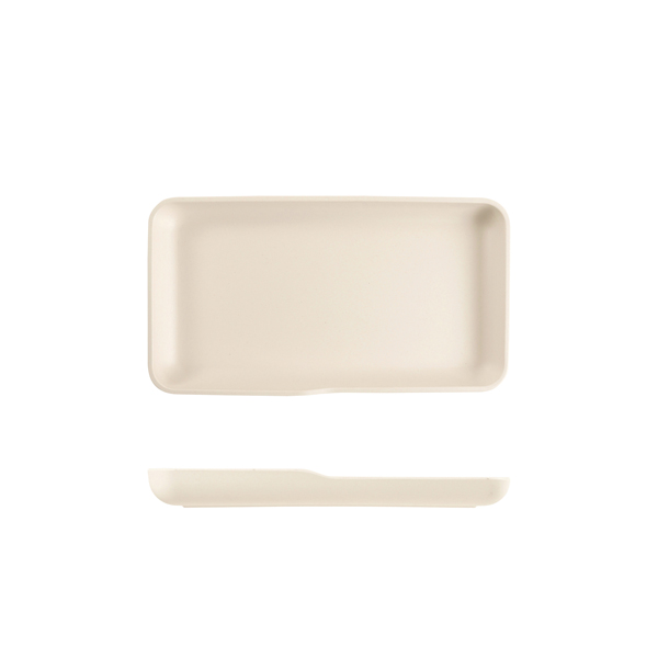 White Copenhagen Melamine GN 1/3 Platter 32.5 x 17.6 x 3.5cm