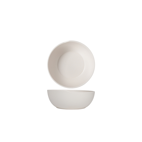 White Copenhagen Round Melamine Bowl 20 x 7.5cm (Pack of 6)