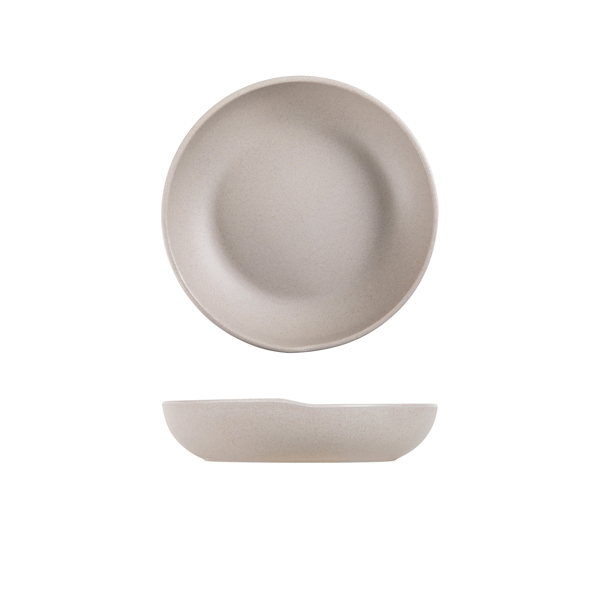 Sand Brown Copenhagen Melamine Coupe Bowl 24.5 x 5.3cm (Pack of 6)