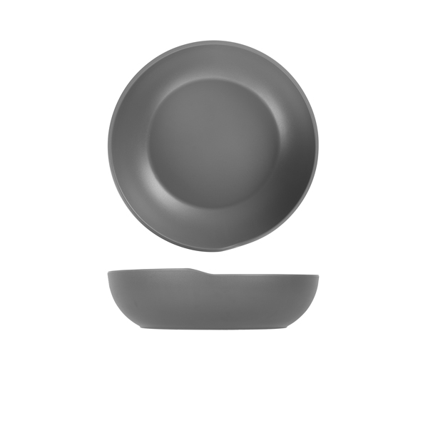 Grey Copenhagen Melamine Bowl 28 x 7.5cm (Pack of 4)