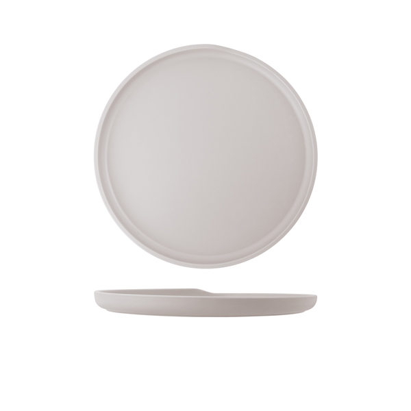 White Copenhagen Round Melamine Plate 28cm (Pack of 6)