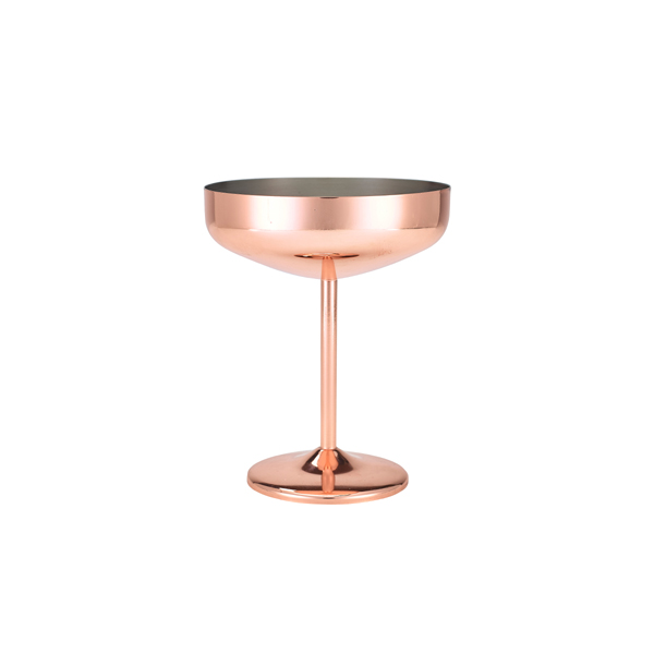 [BC-NCPC300] GenWare Copper Plated Cocktail Coupe Glass 30cl/ 10.5oz
