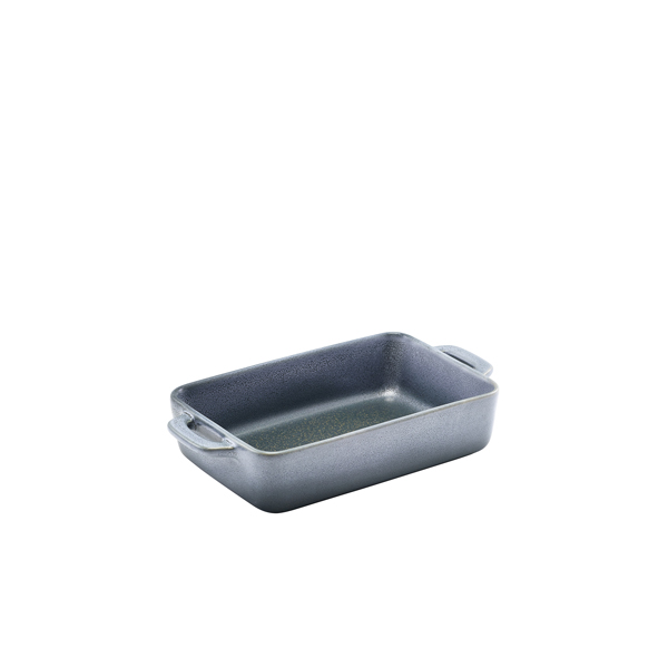 Forge Graphite Stoneware Rectangular Dish 16 x 10.5 x 4cm (Pack of 6)