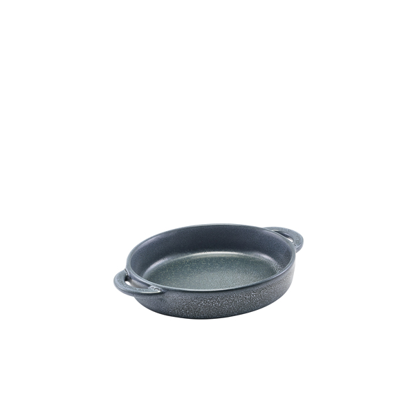 Forge Graphite Stoneware Round Dish 14.5 x 13 x 3cm (Pack of 6)