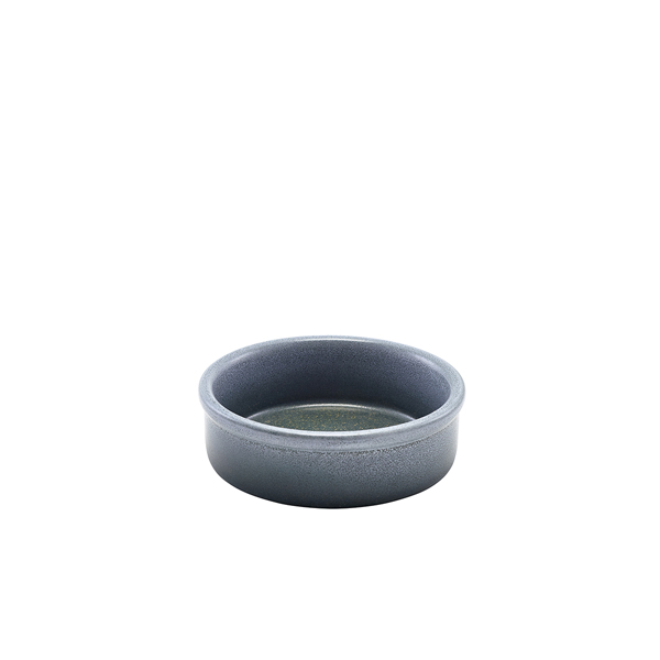 [BC-NCT-TD10G] Forge Graphite Stoneware Tapas Dish 10cm (Pack of 6)