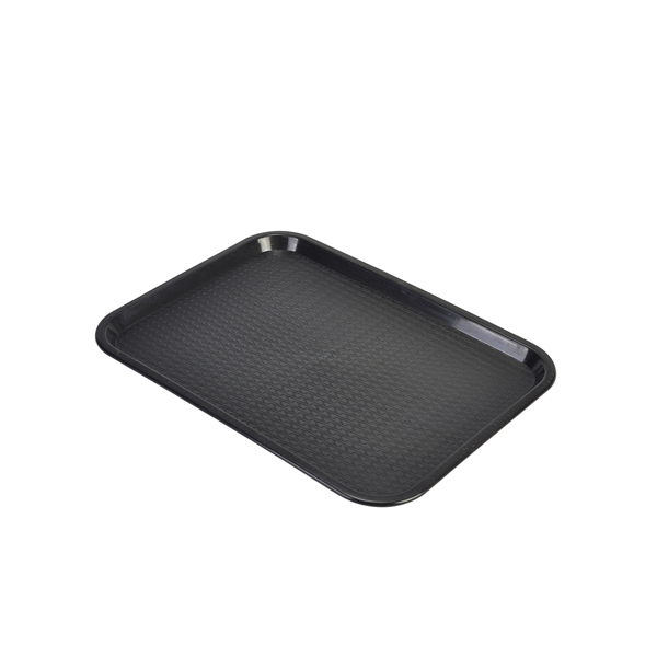 [BC-NCT1418-03] Fast Food Tray Black Large
