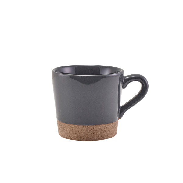 GenWare Kava Dark Grey Stoneware Coffee Cup 34cl/ 12oz (Pack of 6)