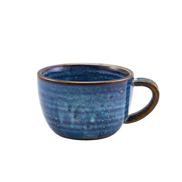 Terra Porcelain Aqua Blue Coffee Cup 28.5cl/ 10oz (Pack of 6)