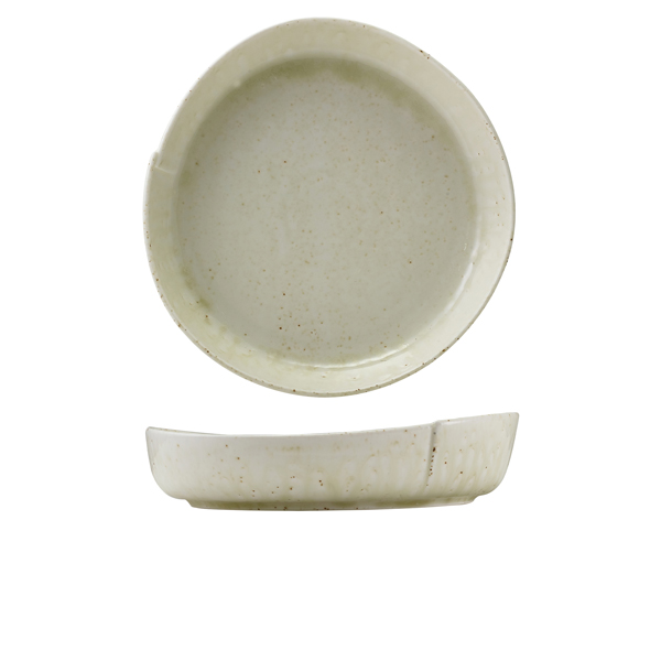 [BC-NDC-KSH23] Kozo Porcelain Shiro Deep Plate 23cm (Pack of 6)