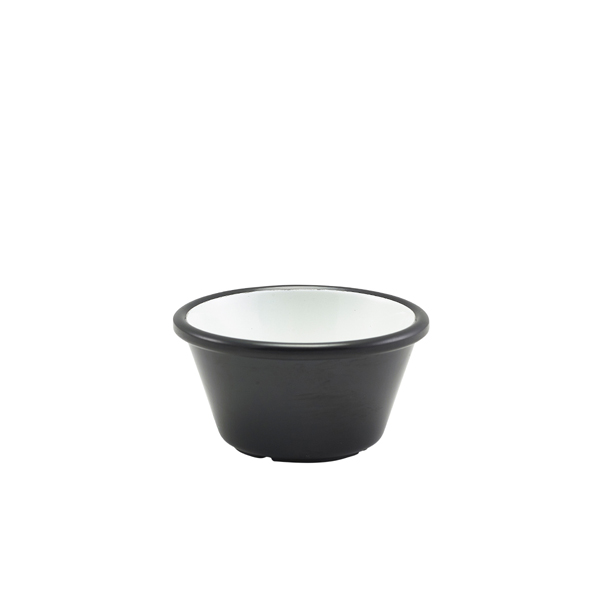GenWare Melamine Black And White Two Tone Ramekin 59ml/ 2oz (Pack of 24)