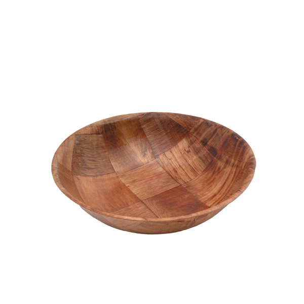 Woven Wood Bowls 6" Dia (Pack of 12)