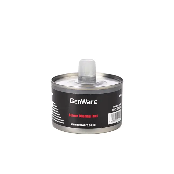 Gen-Heat DEG Adj Heat Chafing Fuel 6 Hour Can (Pack of 24)