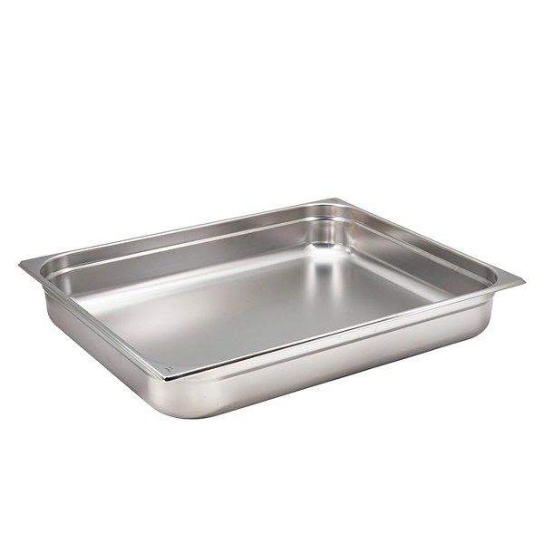 [BC-NGN21-100] St/St Gastronorm Pan 2/1 - 100mm Deep