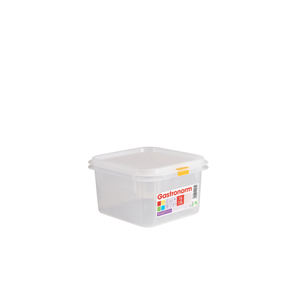 GenWare Clear Polypropylene Container GN1/6 100mm (Pack of 12)
