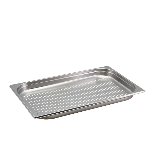 [BC-NGNP11-40] Perforated St/St Gastronorm Pan 1/1 - 40mm Deep