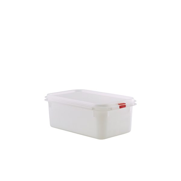GenWare Polypropylene Container GN 1/4 100mm (Pack of 6)