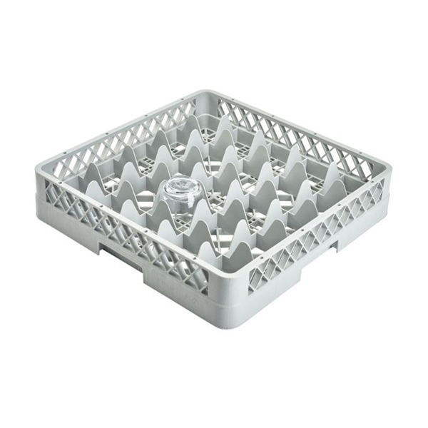 [BC-NGR25] Genware 25 Compartment Glass Rack