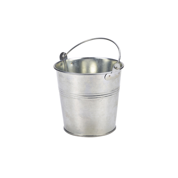 [BC-NGSB12] Galvanised Steel Serving Bucket 12cm Dia (Pack of 12)