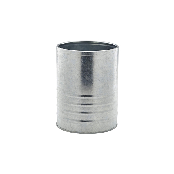 Galvanised Steel Can 11cm Dia x 14.5cm (Pack of 12)