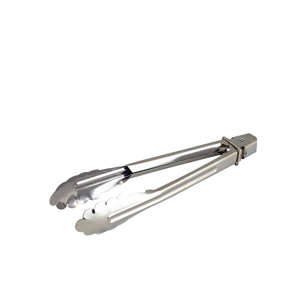 Heavy Duty S/St All Purpose Tongs 9''