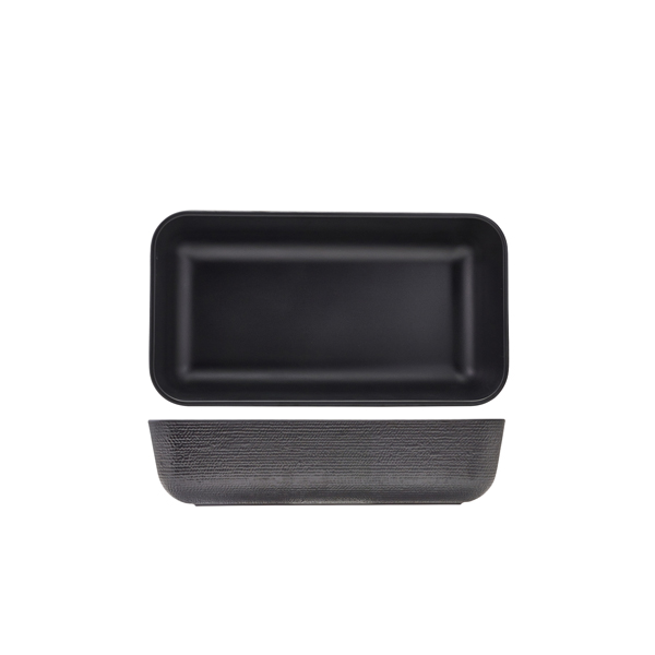 [BC-NJT130102] GenWare Melamine Black Jute Deep Dish GN 1/3
