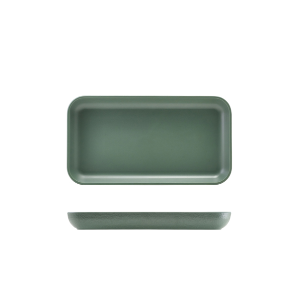 GenWare Melamine Green Jute Platter GN 1/3