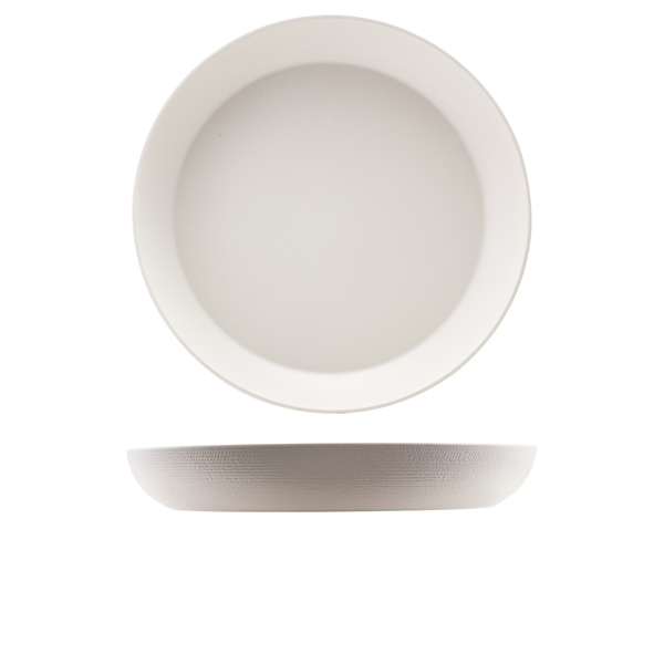 [BC-NJT420945] GenWare Melamine White Jute Buffet Bowl 42 x 6cm