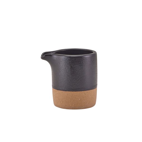 [BC-NJUG-KBK9] GenWare Kava Black Stoneware Jug 9cl/ 3.2oz (Pack of 12)