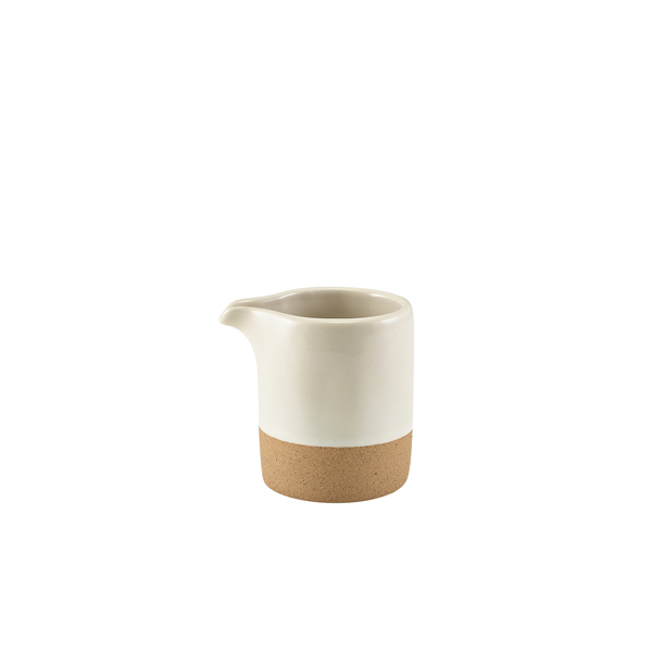 [BC-NJUG-KW9] GenWare Kava White Stoneware Jug 9cl/ 3.2oz (Pack of 12)