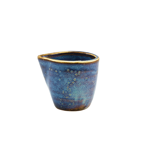 [BC-NJUG-PBL9] Terra Porcelain Aqua Blue Jug 9cl/ 3oz (Pack of 12)