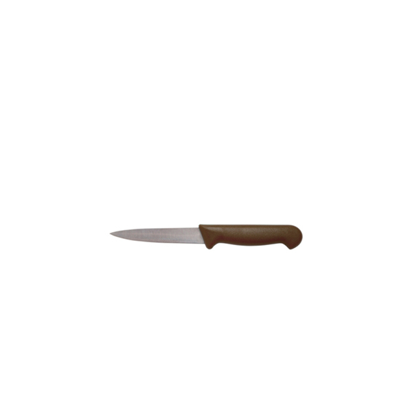 Genware 4" Vegetable Knife Brown