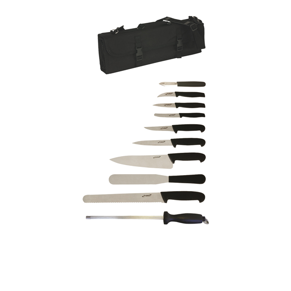 [BC-NKNIFESET10] 10 Piece Knife Set + Knife Case