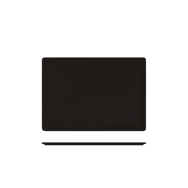 Black Tokyo Melamine Salad Box Lid (Pack of 6)