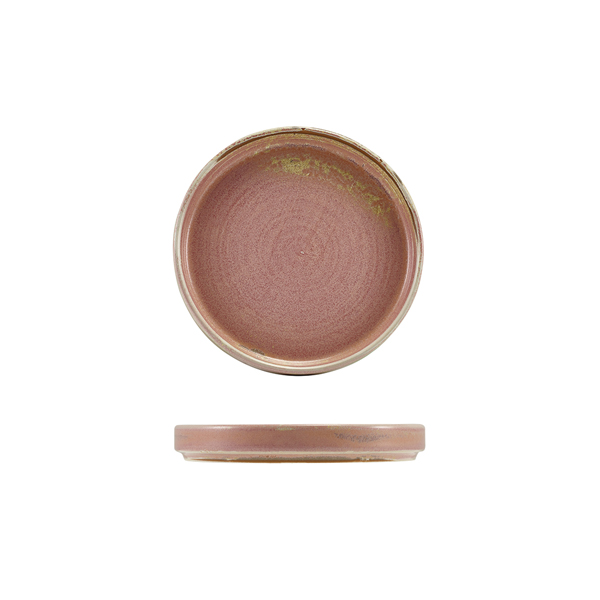 [BC-NLP-PRS14] Terra Porcelain Rose Low Presentation Plate 14cm (Pack of 12)