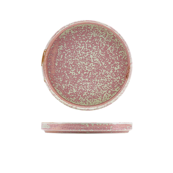 [BC-NLP-PRS18] Terra Porcelain Rose Low Presentation Plate 18cm (Pack of 6)