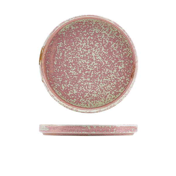[BC-NLP-PRS21] Terra Porcelain Rose Low Presentation Plate 21cm (Pack of 6)