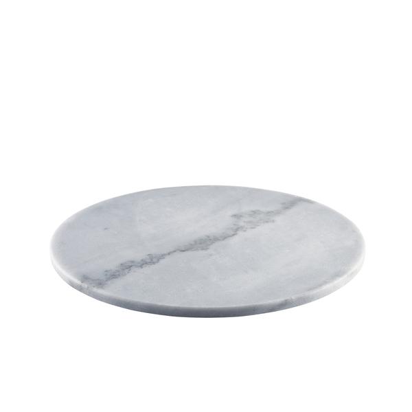 Grey Marble Platter 33cm Dia