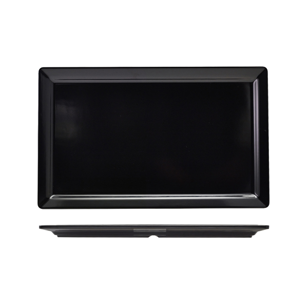 [BC-NMEL11-BK] GenWare Melamine Black Platter GN 1/1