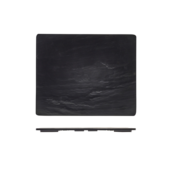 GenWare Melamine Slate Effect Platter GN 1/2