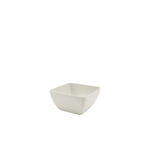 [BC-NMELSQB-12] GenWare Melamine White Curved Square Bowl 12.5cm