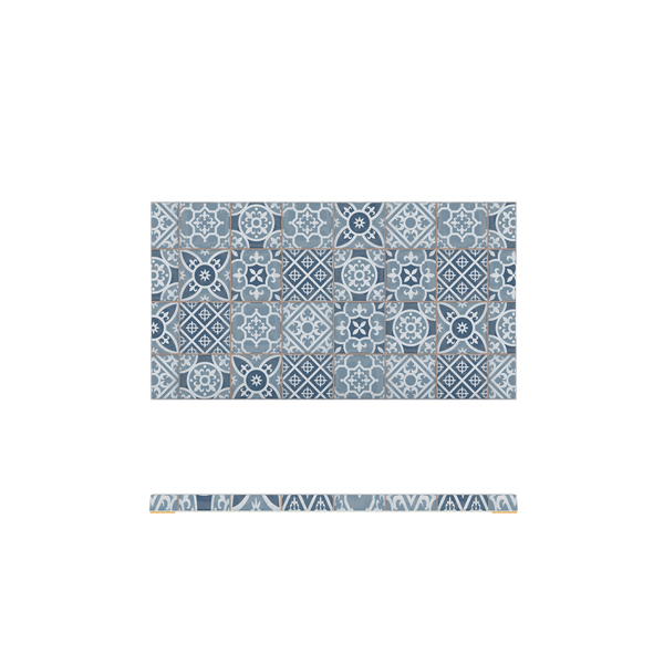 Blue Marrakesh Melamine GN 1/3 Slab 32.5 x 17.6cm