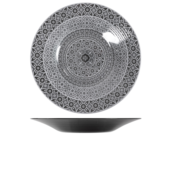 [BC-NMK480972] Black Marrakesh Melamine Bowl 48 x 6cm