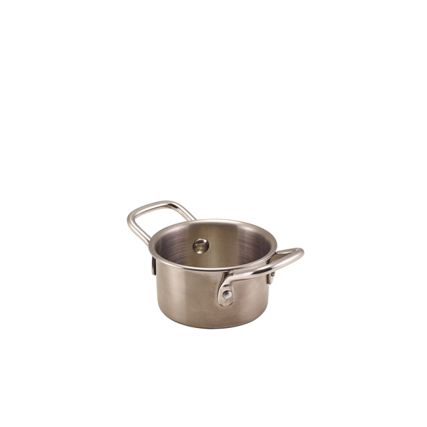 GenWare Mini Stainless Steel Casserole Dish 8.6 x 4.7cm (Pack of 12)